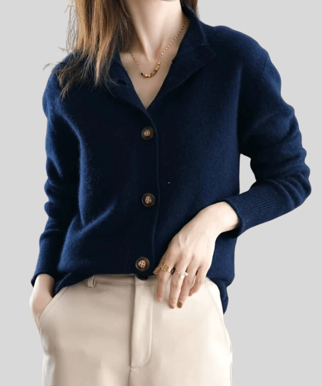 Minodora – Cardigan retro cu nasturi