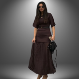 Ioanina – Rochie cu fustă plisată