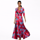 Veta – Rochie maxi petrecută cu flori