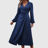 Amelia – Rochie midi cu guler