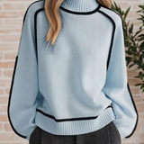 Zamfirița – Pulover cu dungi raglan