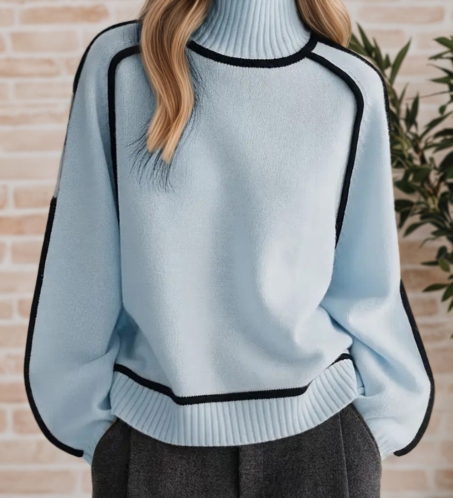 Zamfirița – Pulover cu dungi raglan