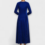 Corina – Rochie lungă din catifea