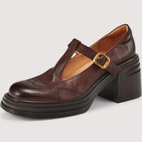 Gherghina-Ioana – Pantofi Mary Jane cu toc bloc