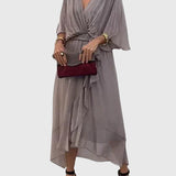 Ilona – Rochie vaporoasă cu decolteu în V