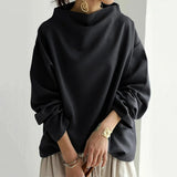 Corina – Pulover oversize cu guler pâlnie