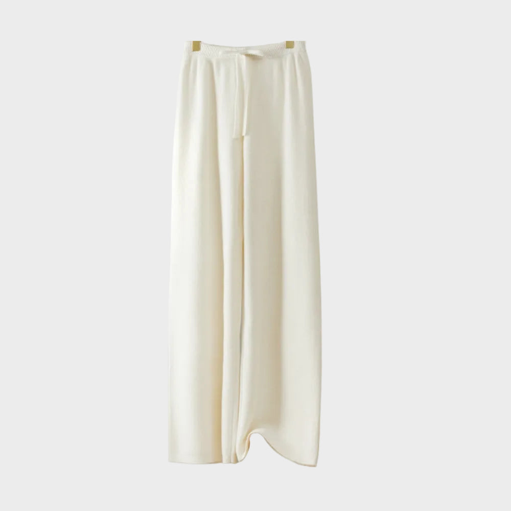 Constanța – Pantaloni tricotați cu picior larg