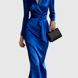 Tamara – Rochie satinată petrecută