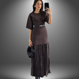 Ioanina – Rochie cu fustă plisată