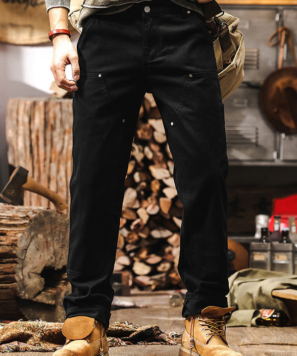 Lucian – Pantaloni utilitari din twill