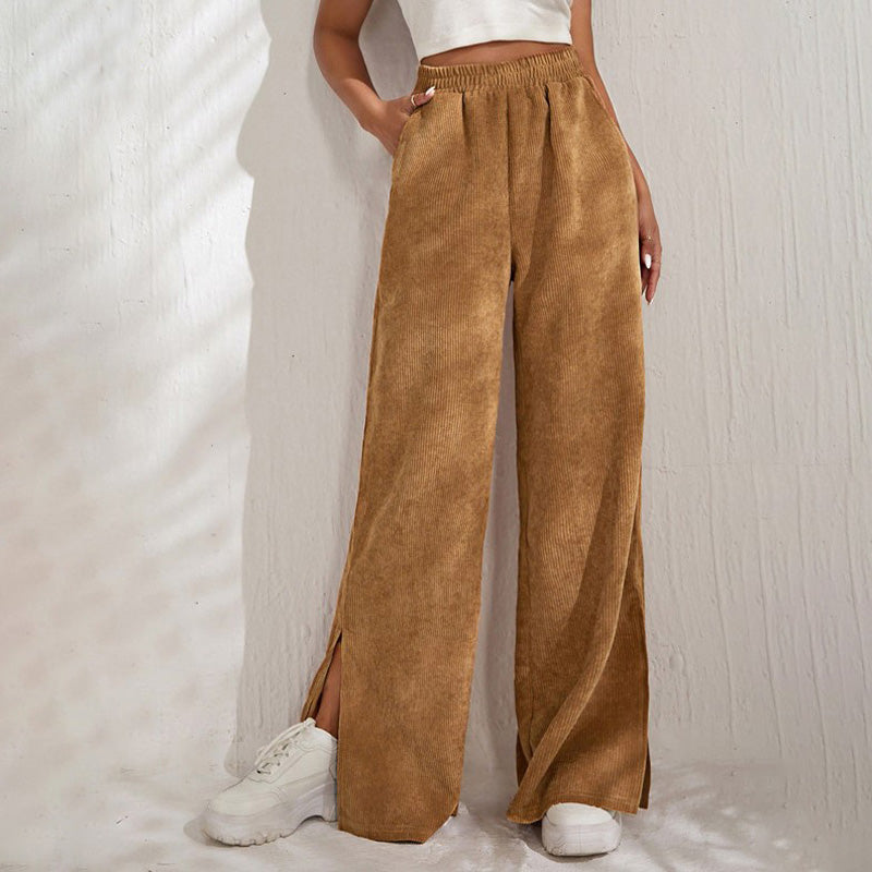 Voica – Pantaloni largi cu talie elastică