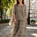 Sorina – Rochie vaporoasă cu volane