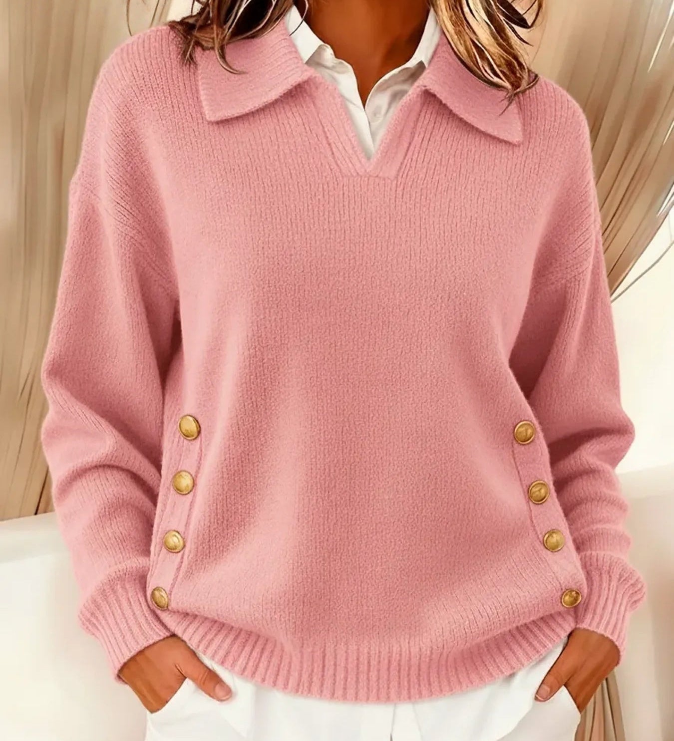 Lorelei – Pulover cu guler polo