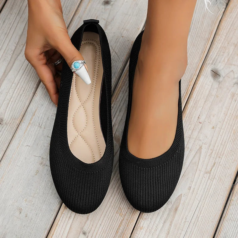 Gina – Balerini din tricot respirabil