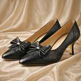 Stana – Pantofi brogue cu fundă