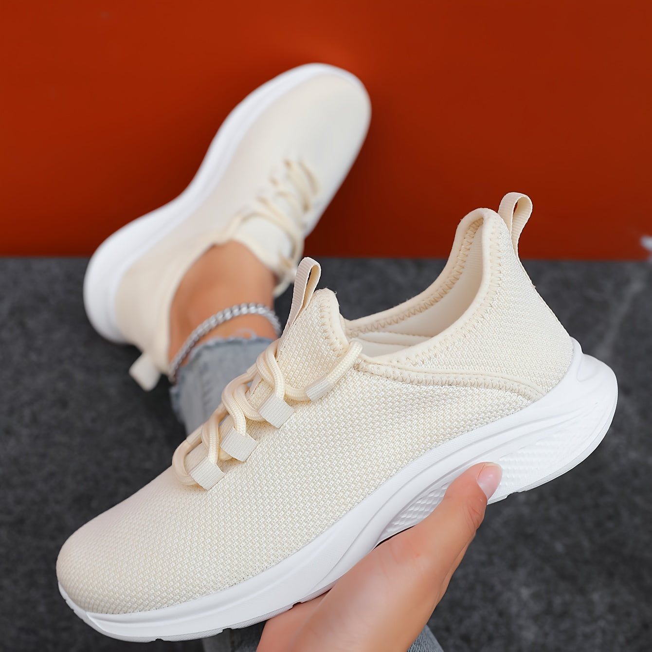 Grațiela – Sneakers ușori din tricot