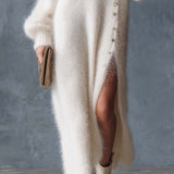 Sabrina – Rochie tricotată cu nasturi