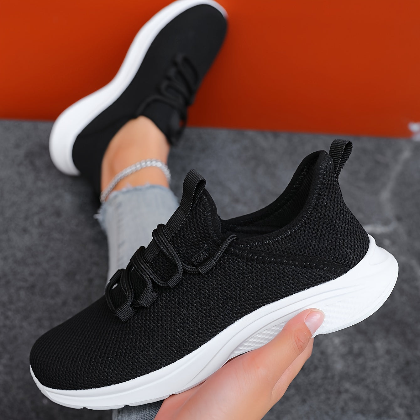 Grațiela – Sneakers ușori din tricot