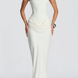 Mălina – Rochie lungă cu corset