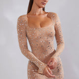 Delia – Rochie mini cu cristale