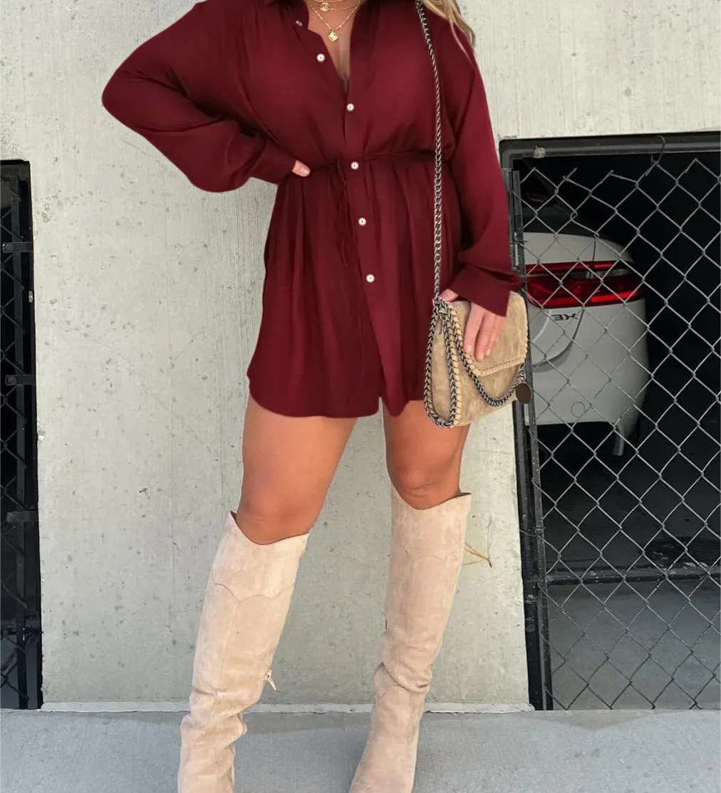 Ciprianna – Rochie cămașă scurtă