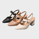 Mihaela – Pantofi slingback cu toc