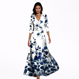Veta – Rochie maxi petrecută cu flori