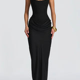Mălina – Rochie lungă cu corset