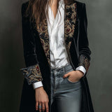 Cezara – Blazer cu revere baroce