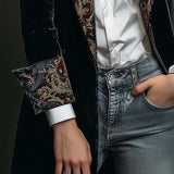 Cezara – Blazer cu revere baroce