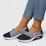 Anișoara – Pantofi slip-on cu dungi