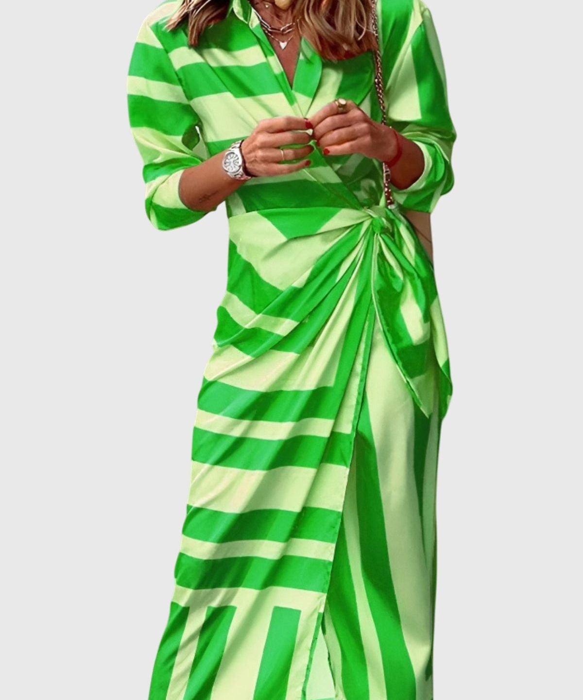 Celia – Rochie petrecută cu guler cămașă