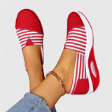 Anișoara – Pantofi slip-on cu dungi