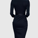 Casandra – Rochie creion cu cataramă