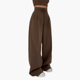 Alida – Pantaloni largi cu talie înaltă