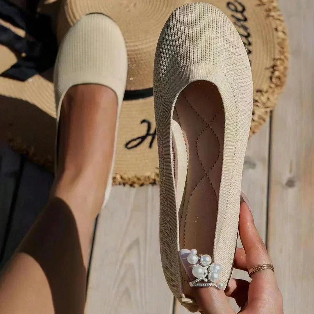 Gina – Balerini din tricot respirabil