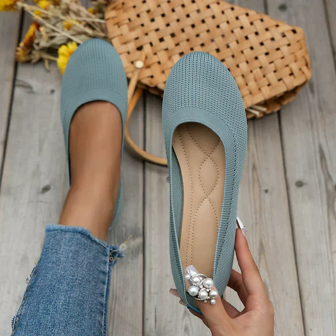 Gina – Balerini din tricot respirabil