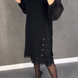 Cleopatra – Rochie cu mâneci transparente