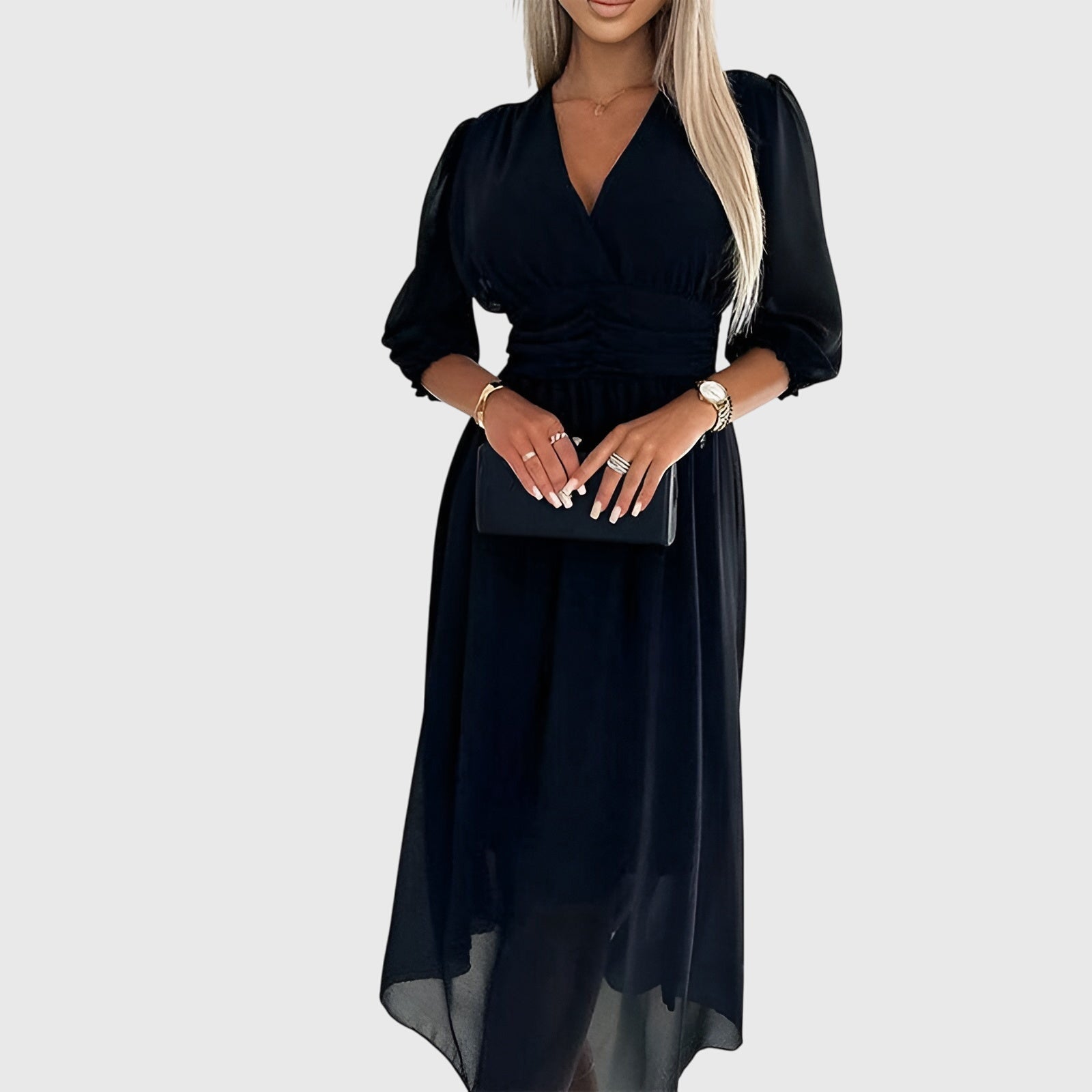 Lelia – Rochie midi din șifon