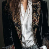 Cezara – Blazer cu revere baroce