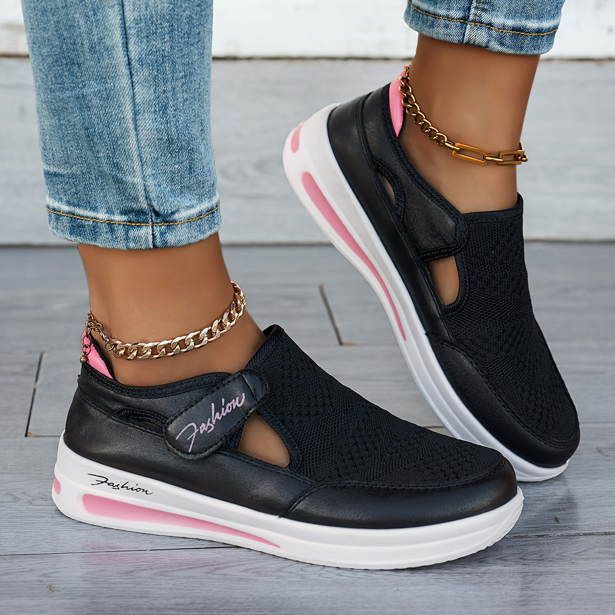 Isabela – Sneakers din plasă cu decupaje
