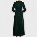 Corina – Rochie lungă din catifea