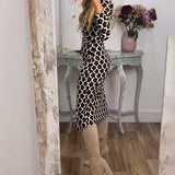 Sorana – Rochie drapată cu fantă