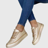 Silvia – Sneakers cu lanț auriu