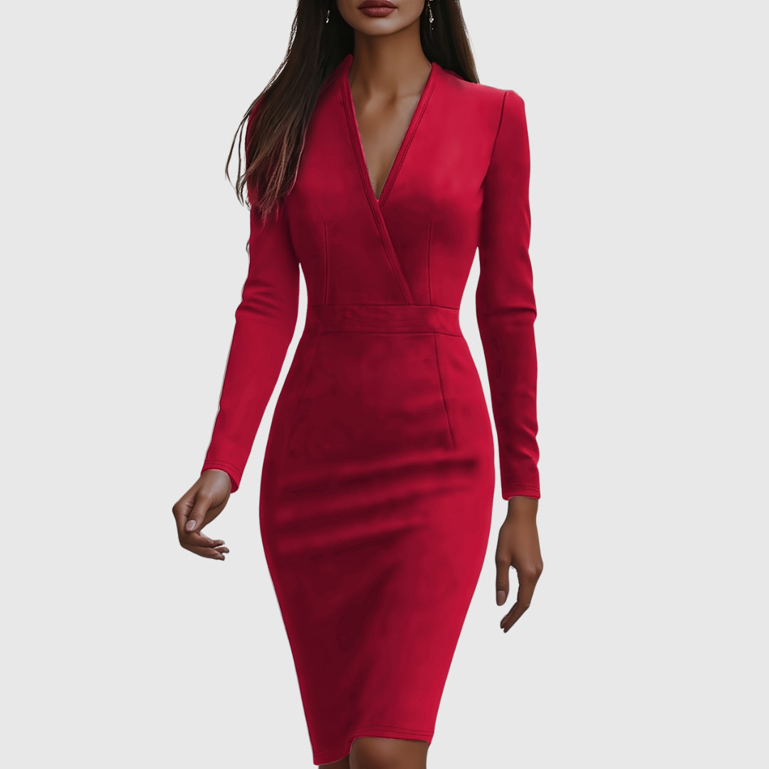 Iolanda – Rochie mulată cu decolteu