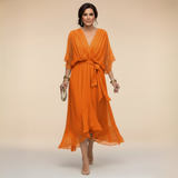 Mirabela – Rochie din șifon cu cordon