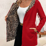 Corina – Geacă reversibilă cu leopard