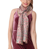 Dumitra – Eșarfă paisley reversibilă