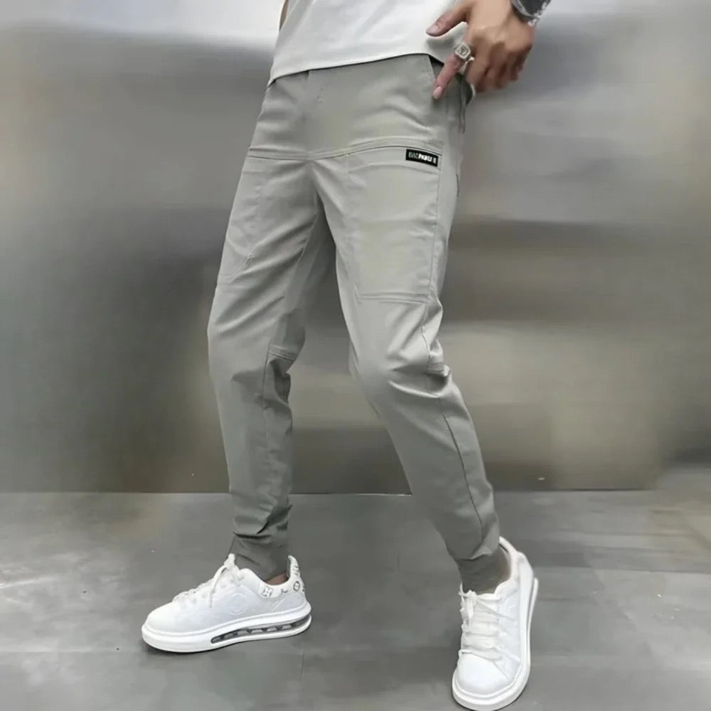 Anton – Pantaloni cu manșetă elastică