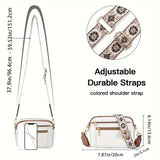 Amelia – Geantă crossbody cu baretă florală